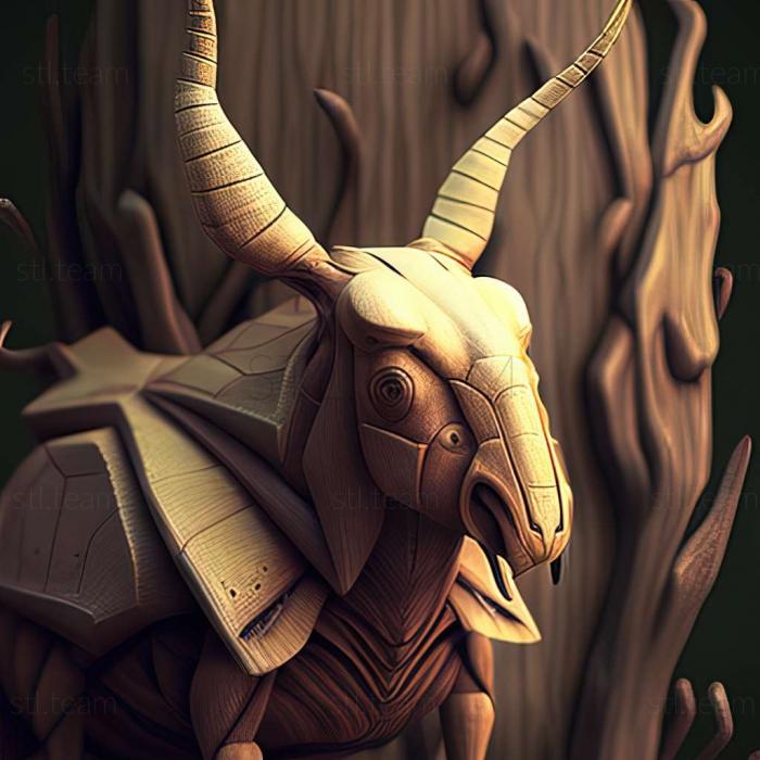 3D model Lucanus mazama (STL)